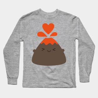 I Lava You Kawaii Volcano Long Sleeve T-Shirt